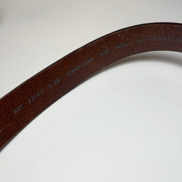 Levi's Womens 80 32 Larkspur Brown Leather Belt - Picture 7 of 8